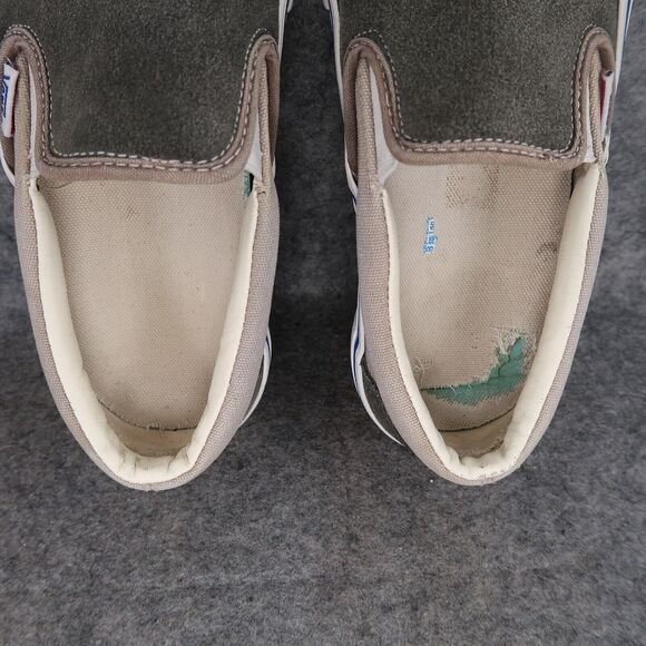 Vans Shoes Mens 7 Sneaker OG Slip On 59 Suede Canvas Skate Casual Ultracush Gray - Picture 8 of 14